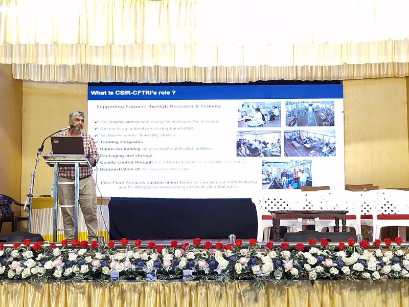 Food processing session